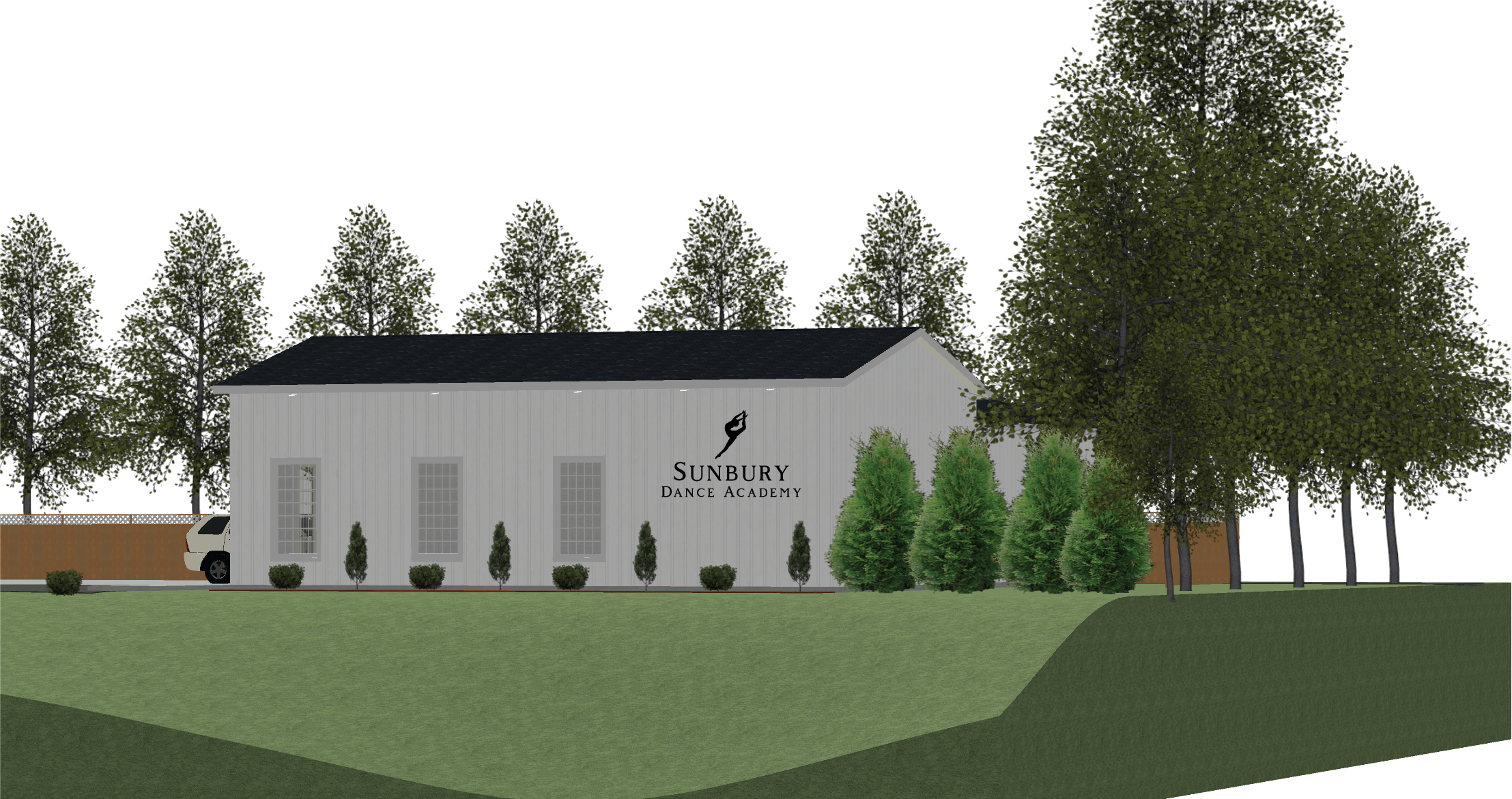 Sunbury Dance Academy new studio entrance concept drawing